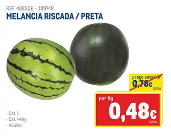 Makro MELANCIA RISCADA/PRETA promoção