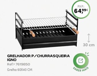 Continente GRELHADOR P/CHURRASQUEIRA IGNO promoção