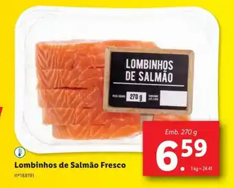 Lidl Lombinhos de Salmão Fresco promoção