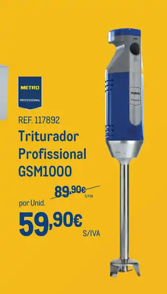 Makro Triturador Profissional GSM1000 promoção