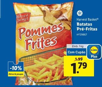 Lidl Harvest Basket Batatas Pré-Fritas promoção