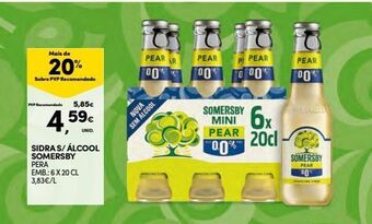 Continente Bom dia Sidra somersby promoção