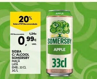 Continente Bom dia Sidra somersby promoção
