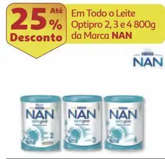 Auchan Leite 2 nan 800 g promoção