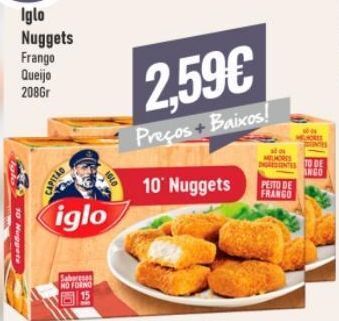 Belita Nuggets de frango iglo promoção