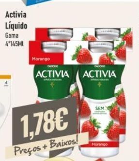 Belita Iogurte activia promoção