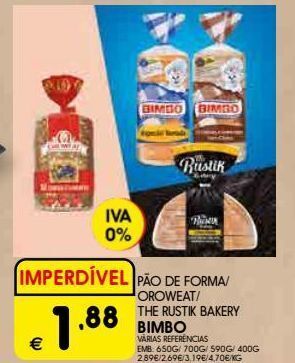 Meu Super Pão de forma bimbo promoção