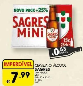 Meu Super Cerveja sagres mini promoção