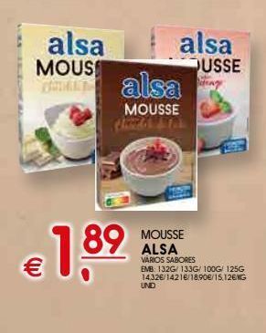 Meu Super Mousse alsa promoção