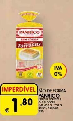 Meu Super Pão de forma panrico promoção