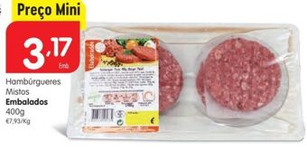 Minipreço Hambúrguer promoção