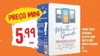 Minipreço Vinho monte grande promoção