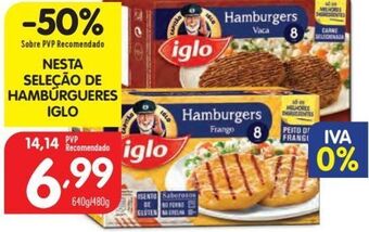 Minipreço Hambúrguer iglo promoção