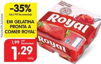 Minipreço Gelatina royal promoção