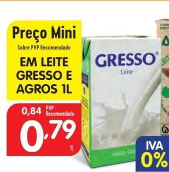 Minipreço Leite gresso promoção