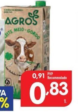 Minipreço Leite agros promoção