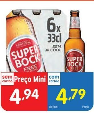Minipreço Cerveja super bock promoção