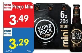 Minipreço Cerveja super bock promoção