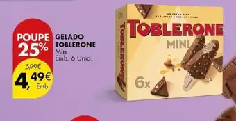 Pingo Doce Gelados toblerone promoção