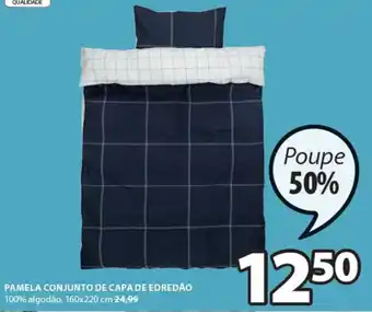 JYSK Pamela Conjunto de Capa de Edredão 160 x 220cm promoção