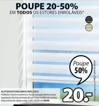 JYSK Alsten Estore Enrolável Dou promoção