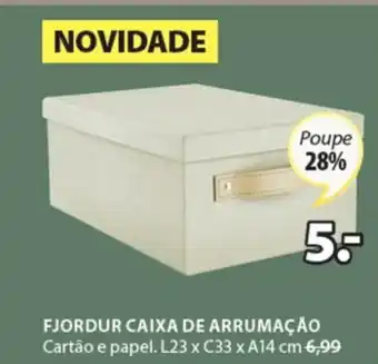 JYSK Fjordur Caixa de Arrumação promoção