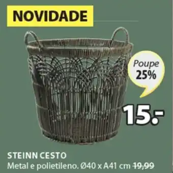 JYSK Steinn Cesto promoção