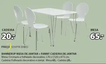 JYSK Bannerup Mesa de Jantar promoção