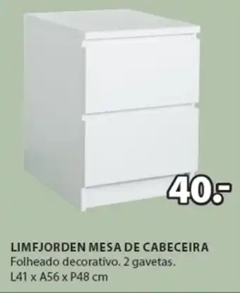 JYSK Limfjorden Mesa de Cabeceira promoção