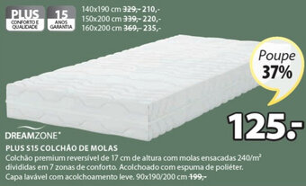 Dreamzone Plus S15 Colchão de Molas