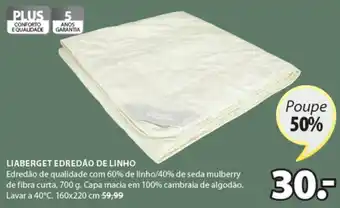 JYSK Liaberget Edredão de Linho promoção