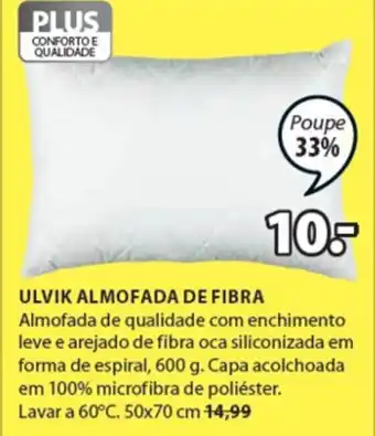 JYSK Ulvik Almofada de Fibra promoção