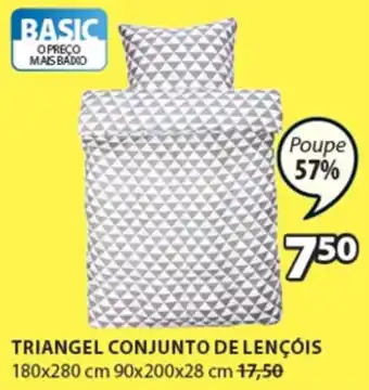 JYSK Triangel Conjunto de Lençóis promoção