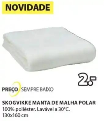 JYSK Skogvikke Manta de Malha Polar promoção