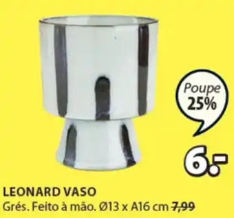 JYSK Leonard Vaso promoção
