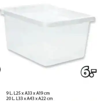 JYSK Basic Box Caixa de Arrumação 9L promoção