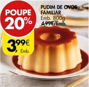 Pudim de Ovos Familiar 800g
