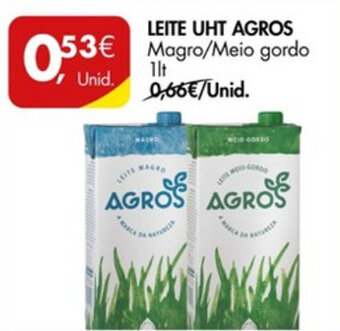 Leite UHT Agros 1lt