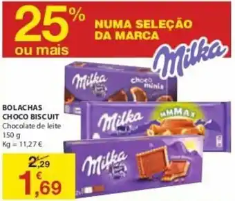 E.Leclerc Bolachas Choco Biscuit 150g promoção