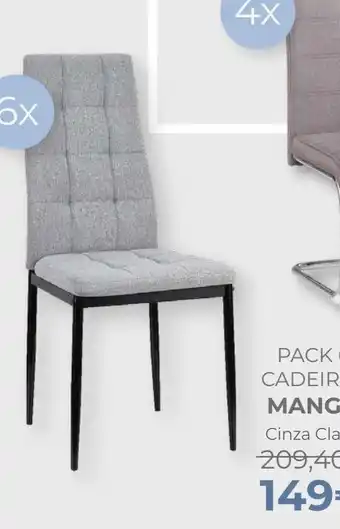 Homy Casa Pack 6 cadeiras promoção