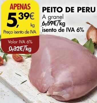 Pingo Doce Peito de peru promoção