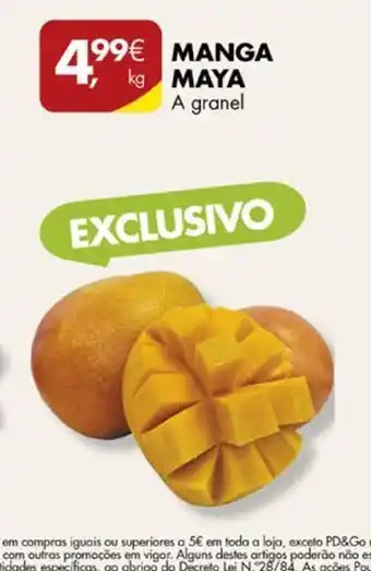 Pingo Doce Manga promoção