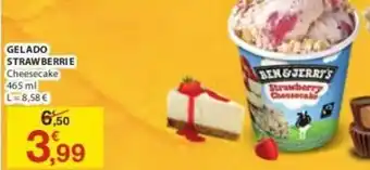 E.Leclerc Gelado Strawberrie 465ml promoção