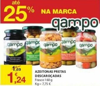 E.Leclerc Azeitonas Pretas Descaroçadas 160g promoção