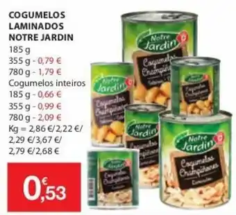E.Leclerc Cogumelos Laminados Notre Jardin promoção