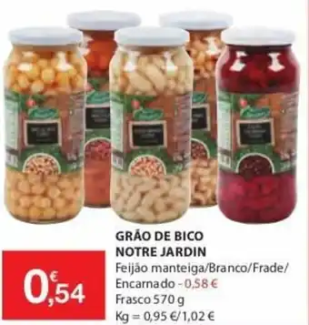 E.Leclerc Grão de Bico Notre Jardin promoção