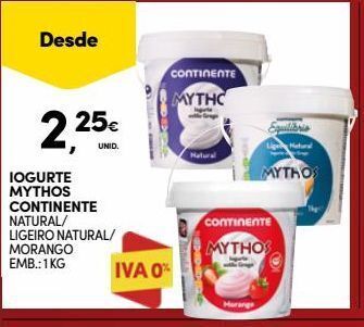 Continente Bom dia Iogurte continente promoção