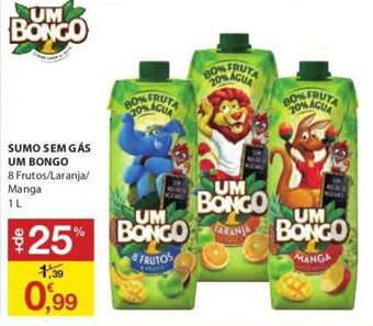 E.Leclerc Sumo Sem Gás um Bongo 1L promoção