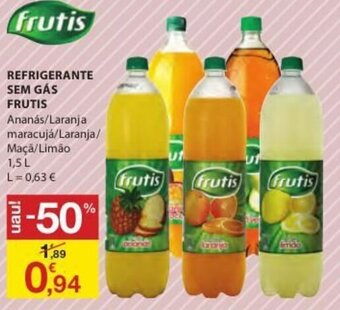 E.Leclerc Refrigerante sem Gás Frutis 1,5L promoção