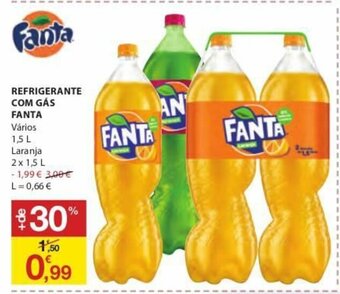 E.Leclerc Refrigerante com Gás Fanta 1,5L promoção